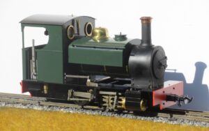 Accucraft 0-4-0ST Sabrina, green, 1:19 scale (gauge adjustable)