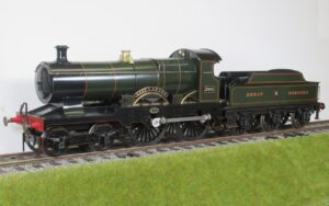 GWR 'City' Class 4-4-0 No. 3440 City of Truro, GW green, battery RC (Fosworks), 10mm scale, wooden case - excellent condition