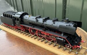 Aster for Fulgurex DR BR03 No. 03 132 4-6-2, DR black, alcohol fired, 1:32 scale, wooden case.