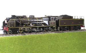 Aster Nord Chapelon Pacific 4-6-2, No. 3.1192, Nord chocolat livery, alcohol-fired, 1:32 scale, wooden box