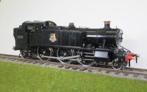 Accucraft GWR 61XX 2-6-2T No. 6106 in unlined BR black, 1:32 scale, carry case
