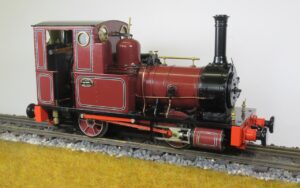 Accucraft Talyllyn Railway 0-4-0T No. 2 Dolgoch, lined Indian red, 45mm gauge, 1:19 scale, original box