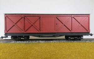 Scratchbuilt L&B 'Howard' Van, bauxite, 1:19 scale, 32mm gauge