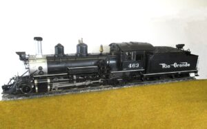 Accucraft D&RGW K-27 2-8-2 No. 463, black FRG, electric with sound fitted, 1:20.3 scale