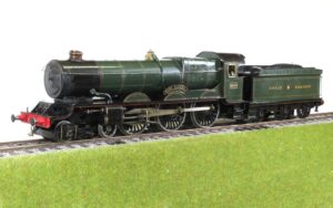 John Barrett GWR King Class 4-6-0 No. 6024 King Edward I, GWR lined green, alcohol fired, 10mm scale