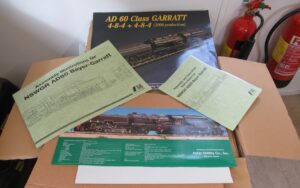 Aster NSWR Class AD60 Garratt 4-8-4+4-8-4 No. 6040 kit, lined black, spirit-fired, 1:32 scale, original box